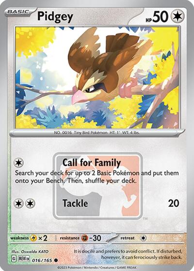 Pidgey - 016/165 (League Promo)