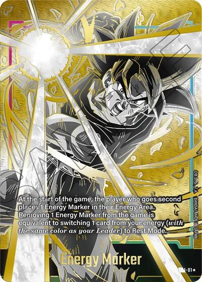 Energy Marker (E01-01) (Alternate Art Gold) card