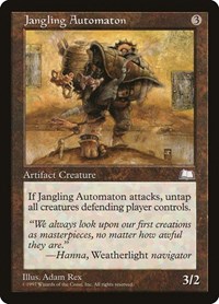 Jangling Automaton - Weatherlight - Magic: The Gathering card