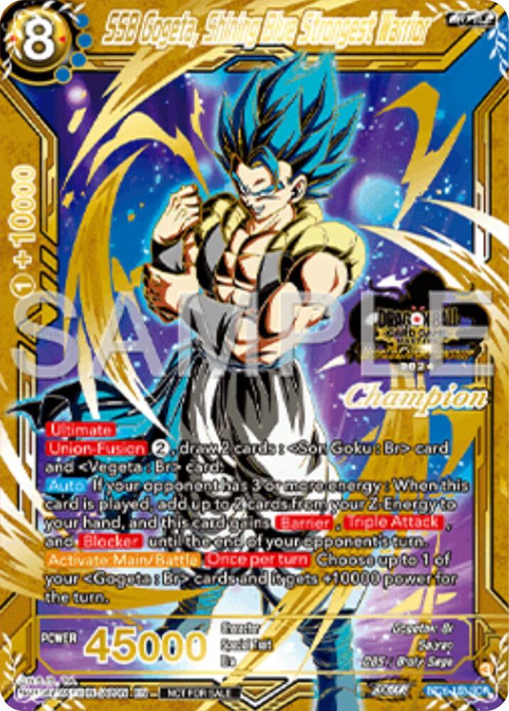 バンダイ 海外版ドラゴンボール超CARDGAME Gogeta SSB DRAGON BALL SUPER CARD GAME SSB Gogeta Fusion Trancendent | eBay