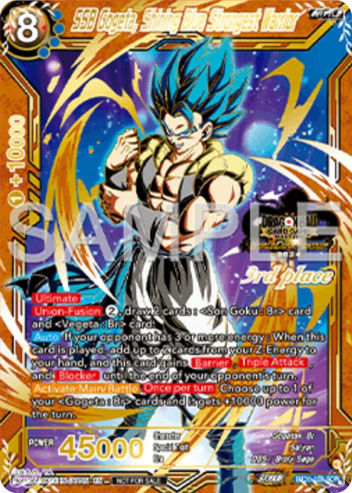 SSB Gogeta, Shining Blue Strongest Warrior (3rd Place