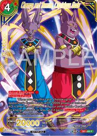 Champa and Beerus, Capricious Gods (Championship 2024 Finals Pack) (Gold Stamped) card art