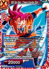 SSG Son Goku, Crimson Guardian Deity (Championship 2024 Finals Zenkai Pack) card art