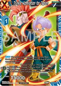 Trunks, Admiration for Tapion (Championship 2024 Finals Zenkai Pack) card art