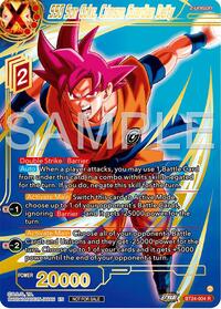 SSG Son Goku, Crimson Guardian Deity (Championship 2024 Finals Zenkai Pack) (Gold Stamped) card art
