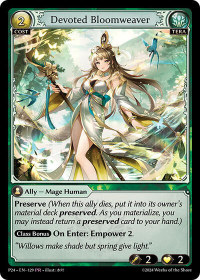 Devoted Bloomweaver card