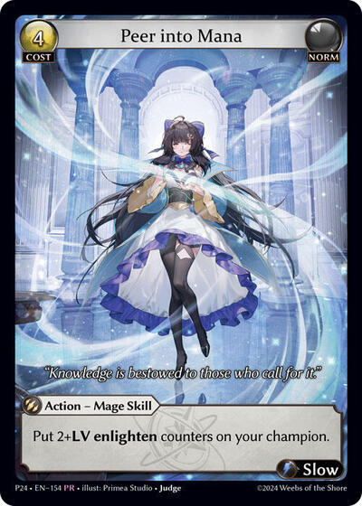 Peer into Mana card