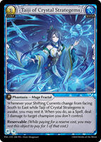 Taiji of Crystal Strategems - Promotional Cards - Grand Archive