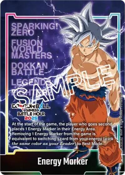 Energy Marker (E-22) (Dragon Ball Games Battle Hour 2025 Promo Card Set) Fusion World Energy Markers None Dragon Ball card — value and price