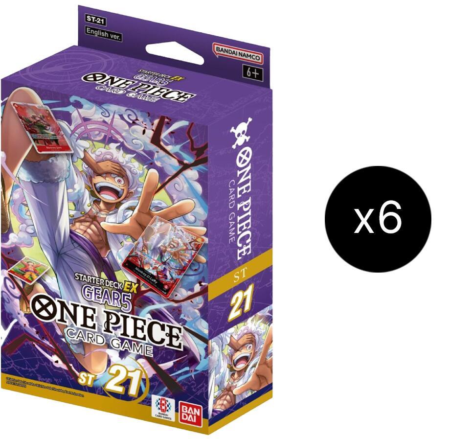 Starter Deck EX: Gear 5 Display - Starter Deck EX: Gear 5 - One