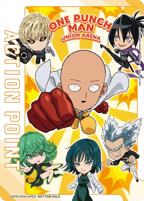 Action Point Card (AP02) (One Punch Man) - Union Arena Promotion