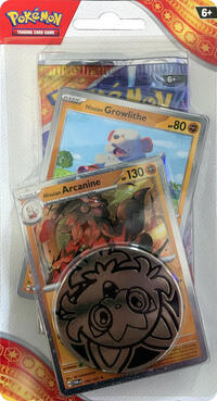 Surging Sparks Single Pack Blister [Hisuian Arcanine] from SV08: Surging Sparks Pokemon card image