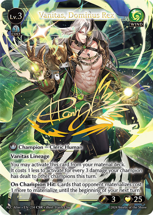 Vanitas, Dominus Rex (CSR) - Alchemical Revolution Alter Edition