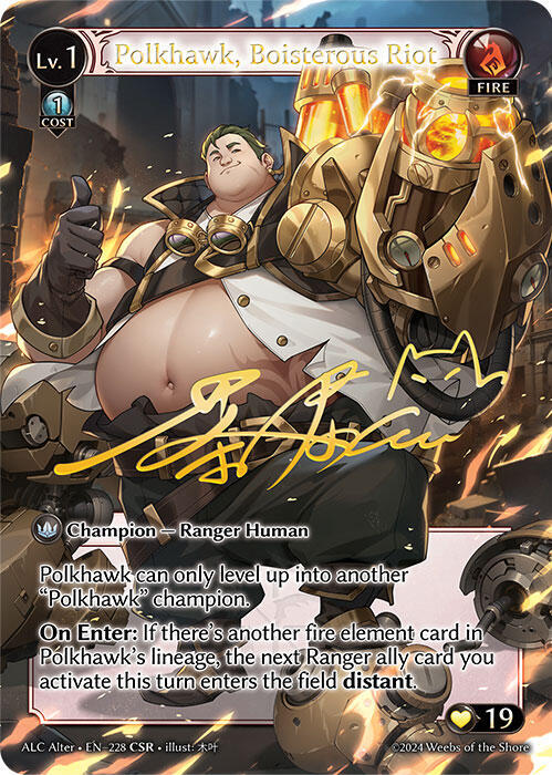 Polkhawk, Boisterous Riot (CSR) - Alchemical Revolution Alter