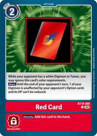 Red Card (Release Special Booster 2.5)