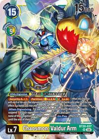 Chaosmon: Valdur Arm - Release Special Booster 2.5 - Digimon card