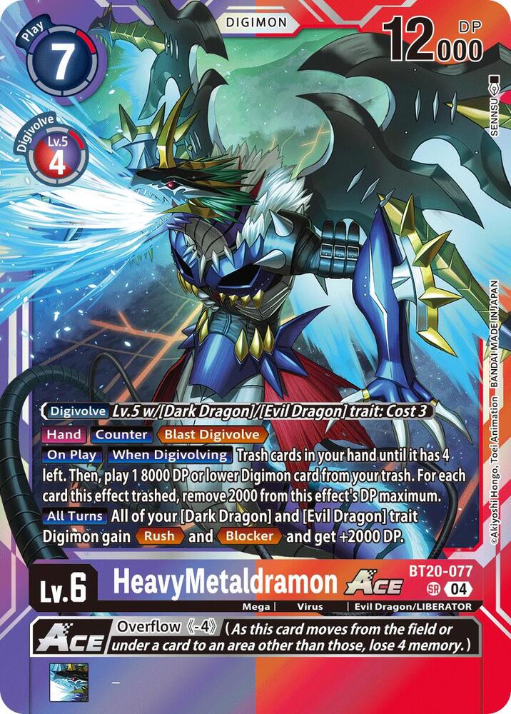HeavyMetaldramon ACE - Release Special Booster 2.5 - Digimon Card