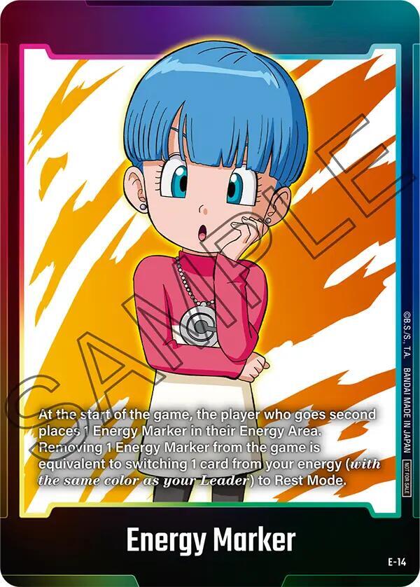 Energy Marker (E-14) - Fusion World Energy Markers - Dragon Ball