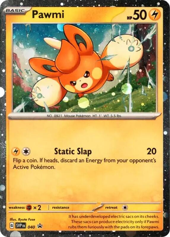 Pawmi - 040 (Cosmos Holo) 040 from SV: Scarlet & Violet Promo Cards