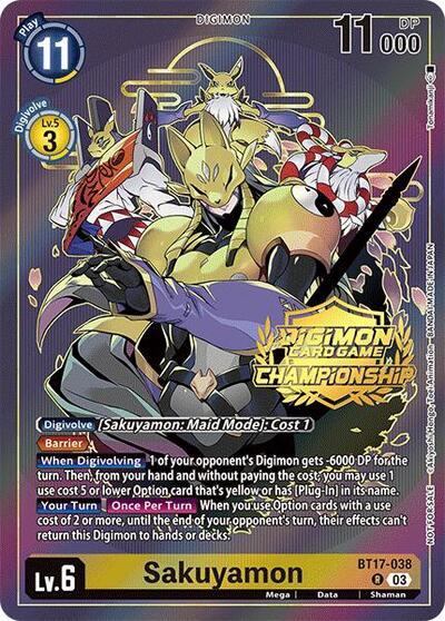 Sakuyamon (Championship 2024 Gold Stamp Card Set) Secret Crisis card price
