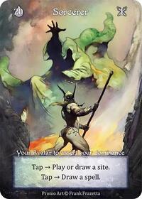 Sorcerer (Store Alternate Art Promo) (Foil) - Arthurian Legends Promo - Sorcery: Contested Realm card