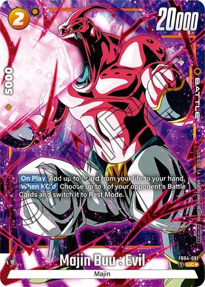 Majin Buu : Evil - FB04-091 (Tournament Pack -Winner- 05) card