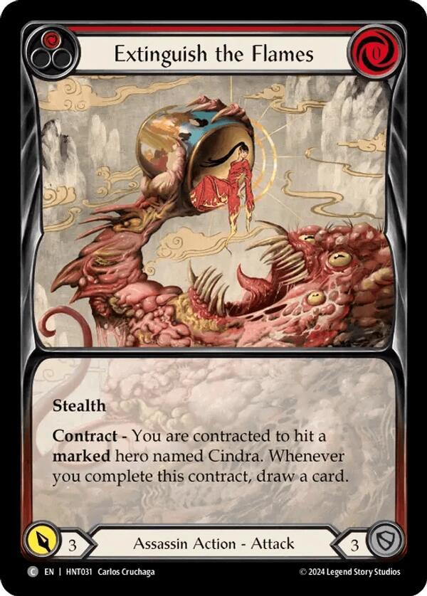 Extinguish the Flames - The Hunted - Flesh and Blood TCG