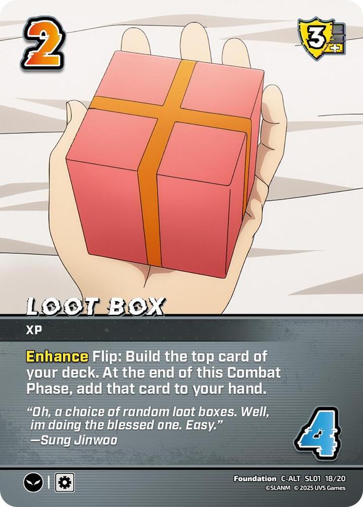 Loot Box (Alternate Art) - Challenger Series: Solo Leveling