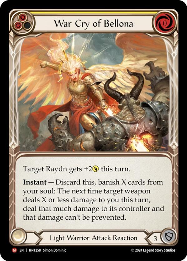 War Cry of Bellona - The Hunted - Flesh and Blood TCG - TCGplayer.com