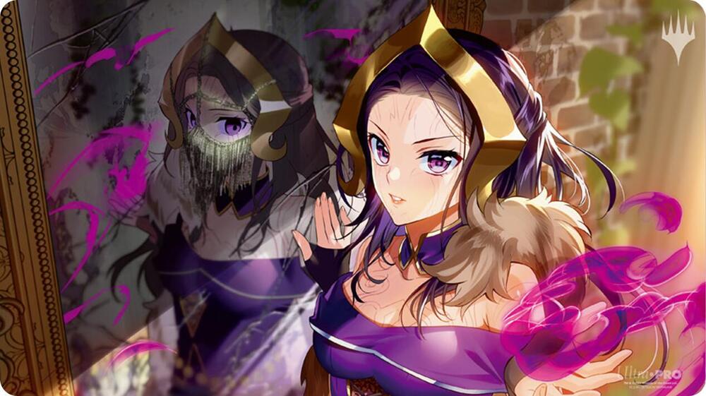 New Year Holiday Season Playmat for Magic: The Gathering - Liliana