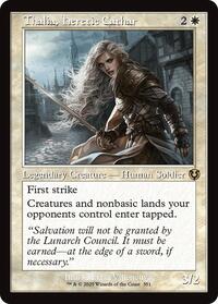 Thalia, Heretic Cathar (Retro Frame) - Innistrad Remastered - Magic: The Gathering card