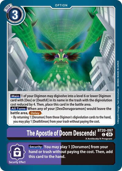 The Apostle of Doom Descends