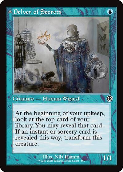 Delver of Secrets (Retro Frame)
