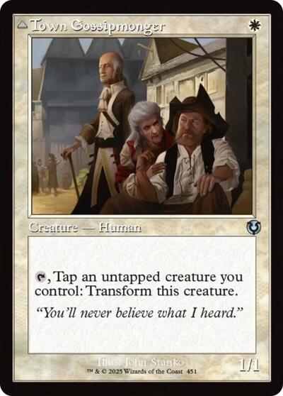 Town Gossipmonger Retro Frame