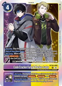 Code Cracker Fang & Hacker Judge - Release Special Booster 2.5 - Digimon card