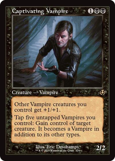 Captivating Vampire Retro Frame