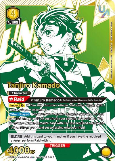 Tanjiro Kamado (008) Union Arena Promotion Cards Union Rare Union Arena card — value and price