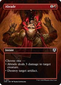 Abrade (Borderless) (Innistrad Remastered)