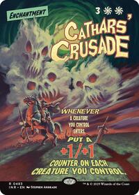 Cathars' Crusade (Showcase) - Innistrad Remastered - Magic: The Gathering card