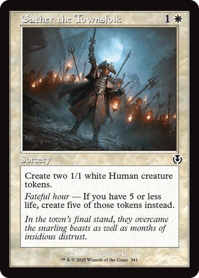 Gather the Townsfolk Retro Frame