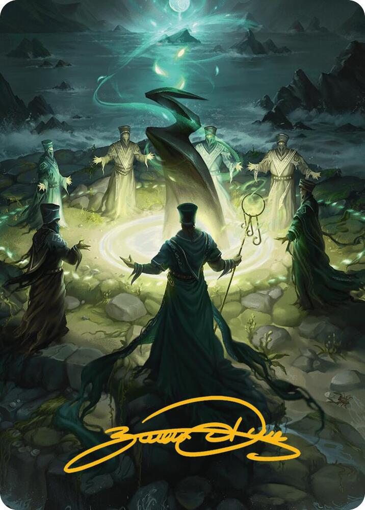 Cryptolith Rite Art Card (Gold-Stamped Signature) - Art Series