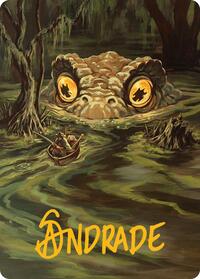 The Gitrog Monster Art Card (Gold-Stamped Signature)