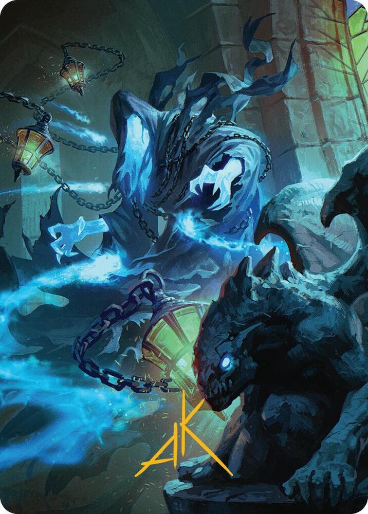 Mausoleum Wanderer Art Card (Gold-Stamped Signature) - Art Series