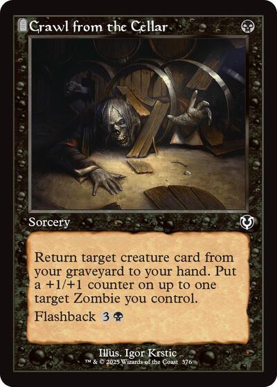 Crawl from the Cellar Retro Frame