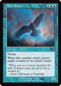 Mist Raven (Retro Frame) - Innistrad Remastered - Magic: The Gathering card