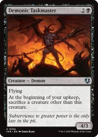 Demonic Taskmaster - Innistrad Remastered - Magic: The Gathering card