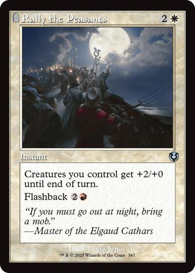 Rally the Peasants Retro Frame