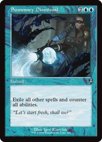 Summary Dismissal (Retro Frame) - Innistrad Remastered - Magic: The Gathering card