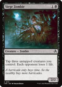 Siege Zombie (Innistrad Remastered)