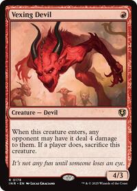 Vexing Devil - Innistrad Remastered - Magic: The Gathering card